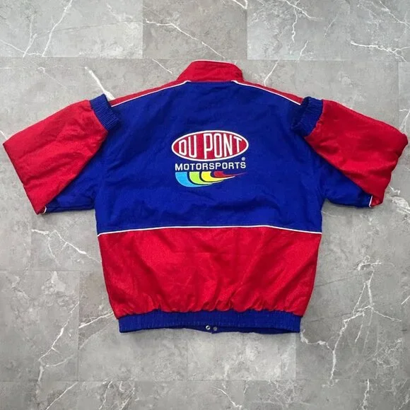 Vintage Dupont Racing Jacket Mens XL Jeff Gordon Nascar Embroidered - Picture 3 of 7